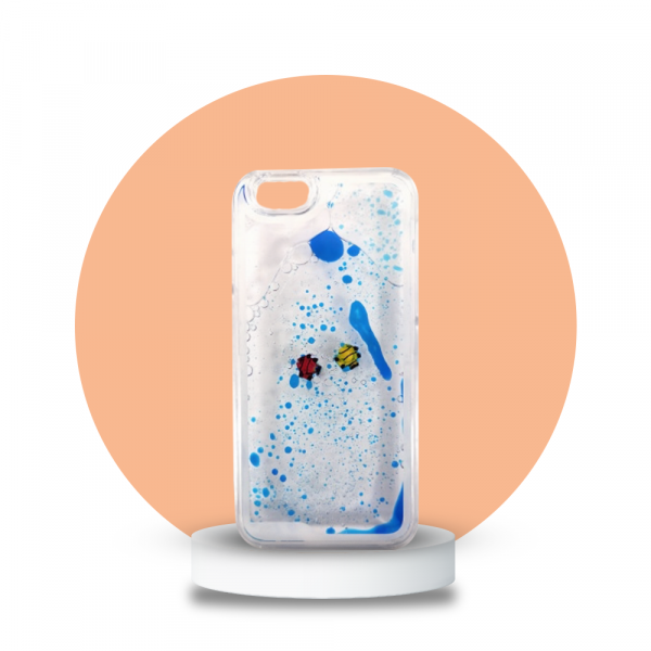 Fish Floating Liquid Clear Case Compatible with iPhone 5